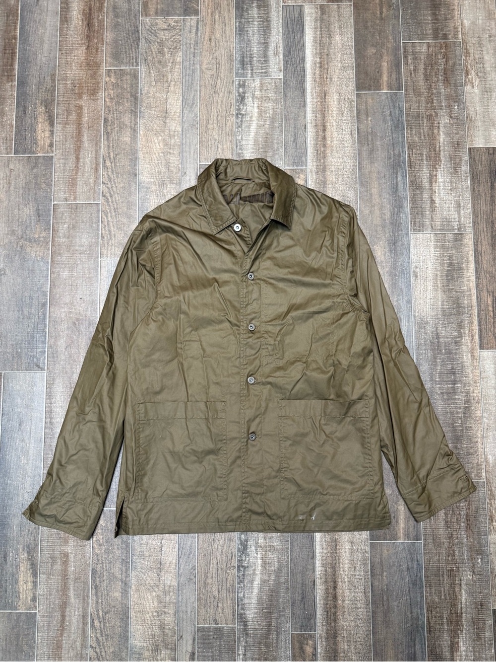 Baldwin Olive Cotton Canvas Waxed Chore
Jacket